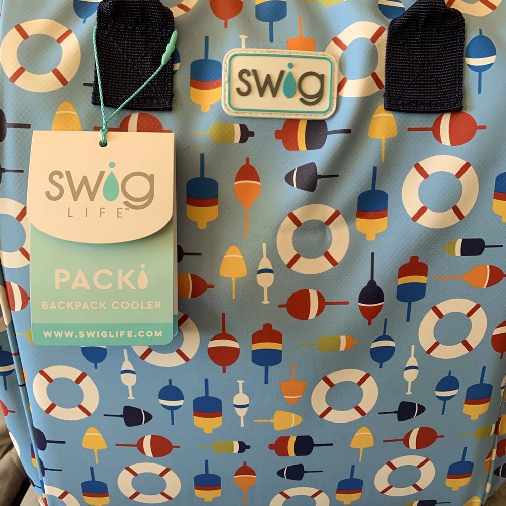 Swig Bobbing Buoys Backpack Cooler NEVER USED!!!